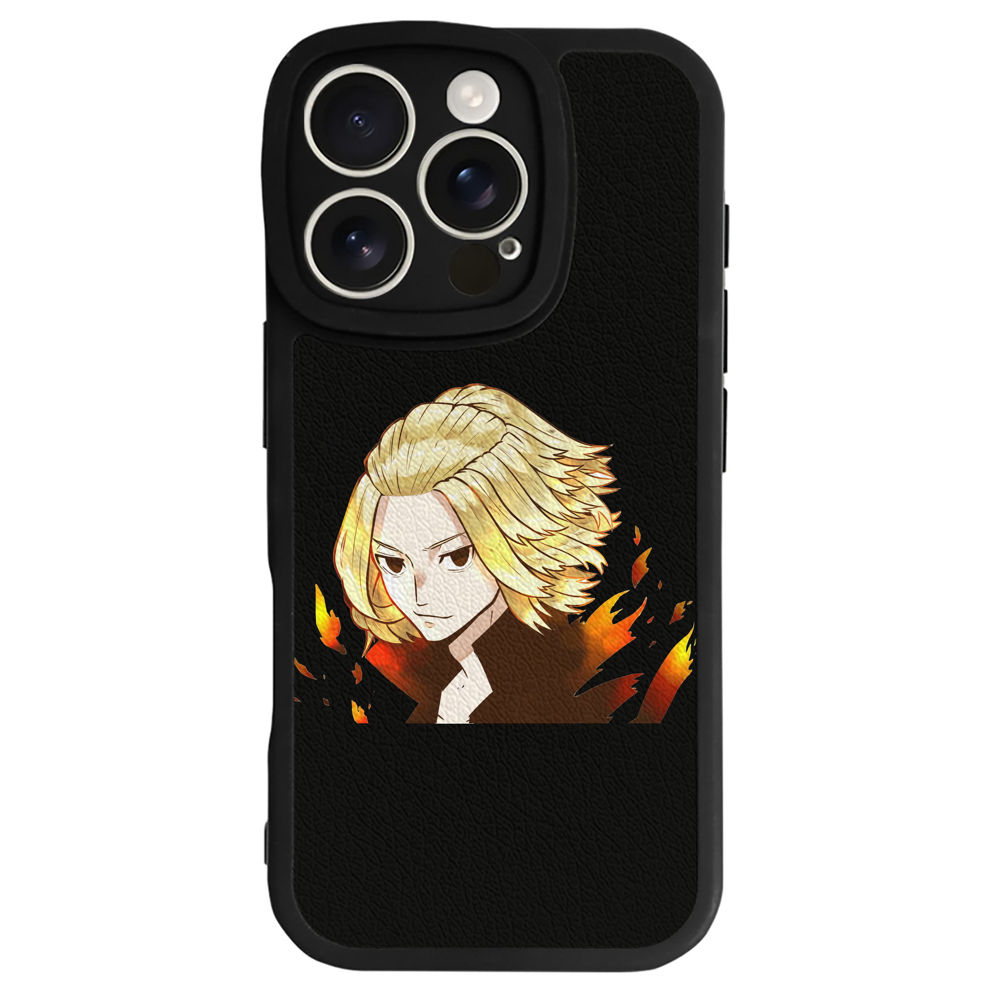 （画像用） 東京リベンジャーズ Tokyo Revengers 【iPhone 16シリーズ対応】シリコンスマホケース（レザー調） 材質：シリコン